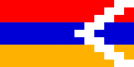 Flagge von Berg-Karabach Republik