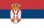 Flagge von Serbien