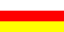 Bandera de Osetia del Sur