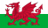 bandeira do País de Gales