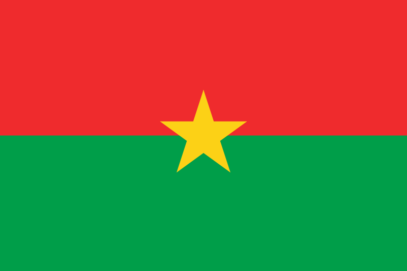Flagge von Burkina Faso