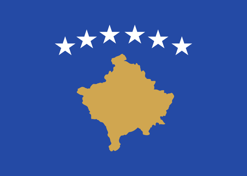 Flaga Kosowa