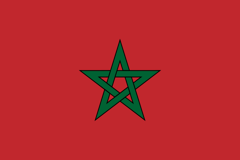 Flagge von Marokko