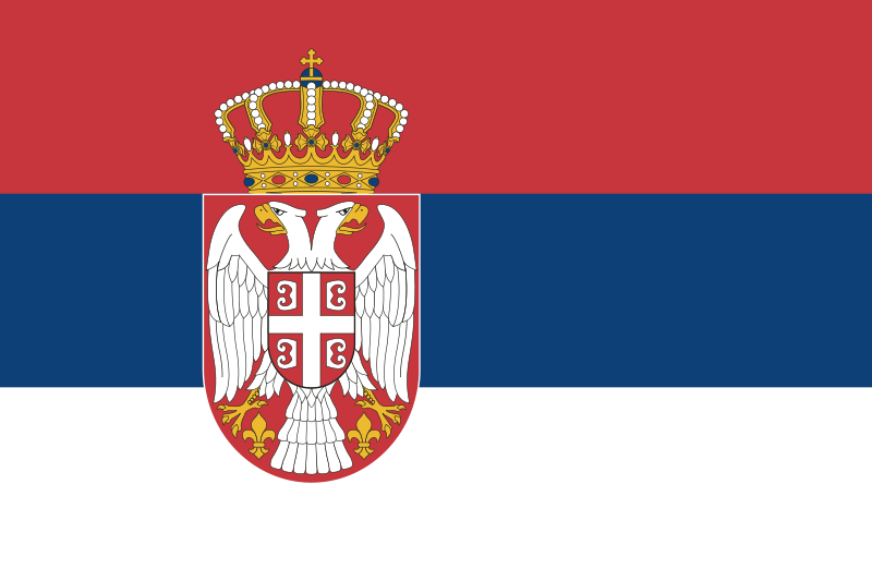 Flaga Serbii