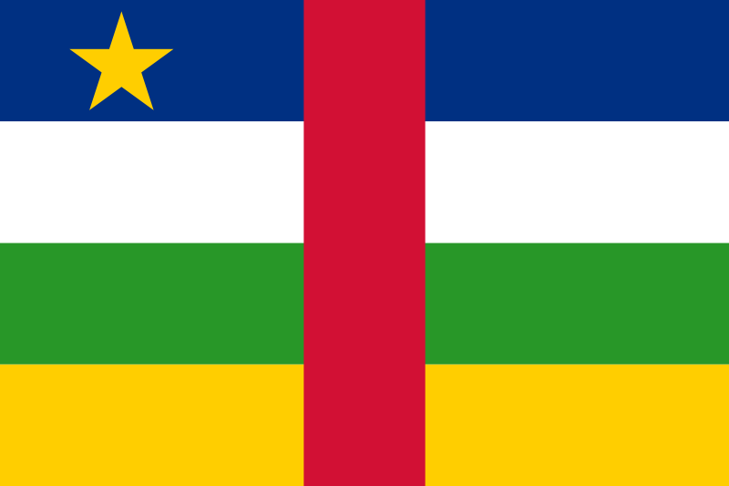 Vlajka středoafrické republiky