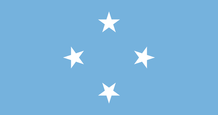 Flagge der Vereinigten Staaten von Mikronesien